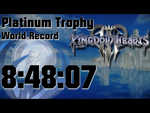 Kingdom Hearts 3 Platinum Trophy Speedrun in 8:48:07 | World Record