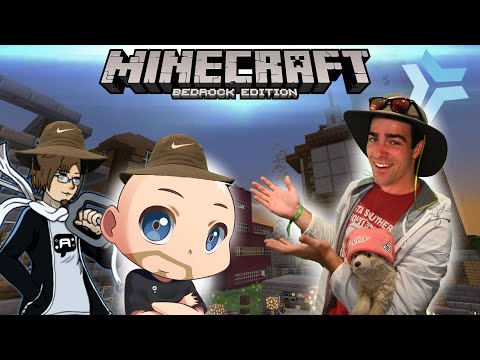 Minecraft Bedrock - Building with ThatBaldGamer and AuraOfTheQ! [Explorers Unite!]