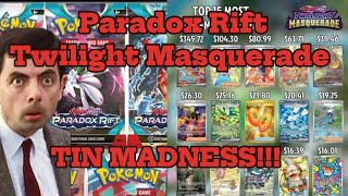 Twilight Masquerade & Paradox Rift Triple Tin Attack
