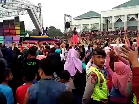Sherly Mey at Inbox Karnaval Tasikmalaya 2017