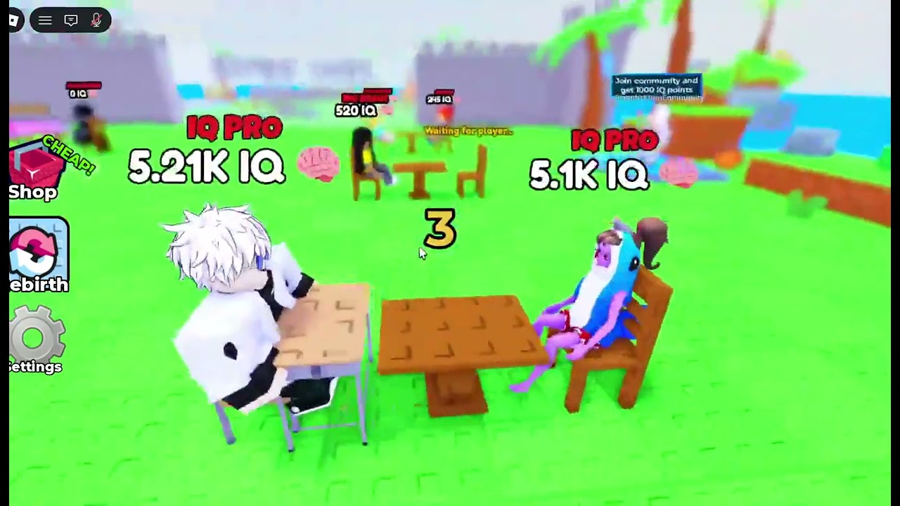 1 IQ vs 9999 IQ