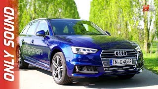 NEW AUDI A4 AVANT G-TRON 2017 - FIRST TEST DRIVE ONLY SOUND