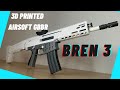 3D Printed Airsoft GBBR Bren 3 MWS Assembly