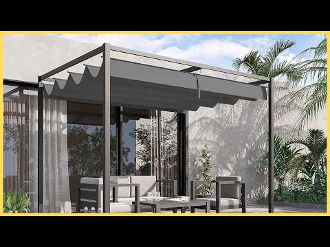 Pergola coulissante Outsunny : mon avis après test