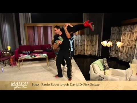 Paolo Roberto tar brottargrepp på Malou