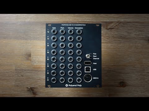 Polyend Poly: Polyphonic Eurorack MIDI to CV converter