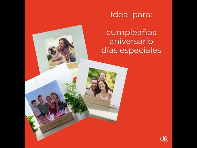 Vídeo relacionado con Lámpara Personalizada - Lampara con Foto y con Texto, Regalos Originales, Luz LED, Regalo para Pareja, Amigos, Familiares, Regalos Personalizados, Placa de Metacrilato con Luz (FAMILIA)