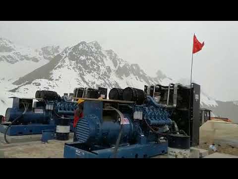 Weichai Baudouin 800kw genset at 5290m altitude