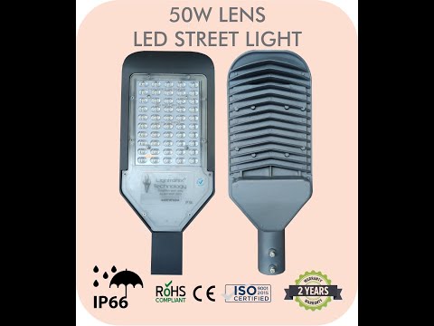 50w Led Street Light With Lens