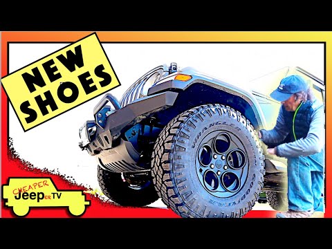 Larger Tires and New Rims Installation: 315/70/17 Duratrac Tires on AEV Savegre 2 Rims