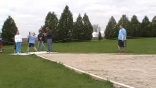preview picture of video 'Sixth Grade Shot Put at the WACO Elementary Relays 2009'