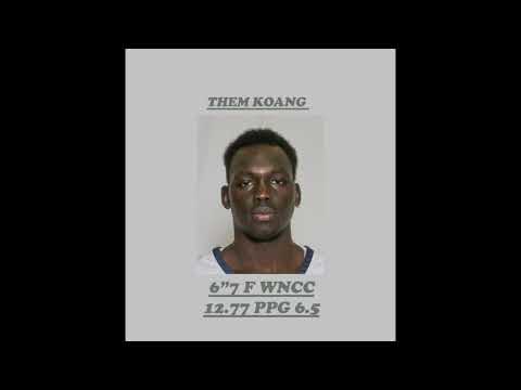 Them Koang WNCC Cougars 2021 Basketball Highlights