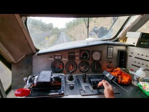 CLF3 Australia's own 3000hp Streamliner - drivers cab.