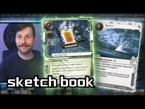 Sketch Book - Android: Netrunner // LIVE