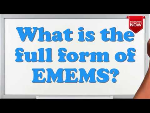 What is the full form of EMEMS?