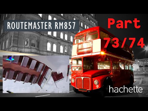 Hachette Routemaster RM857 Londonbus Part 73 & 74 - Rahmenteil und Vorderwand des Oberdecks!