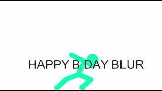 HAPPY BIRTHDAY BLUR