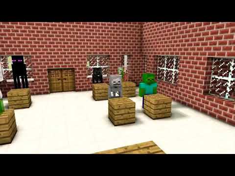 Monster School : Player Unknown Battlegrounds(PUBG) Challenge - Minecraft Animation