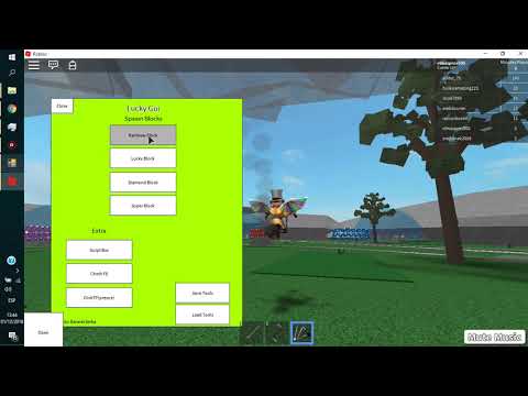 Roblox lucky block battlegrounds script