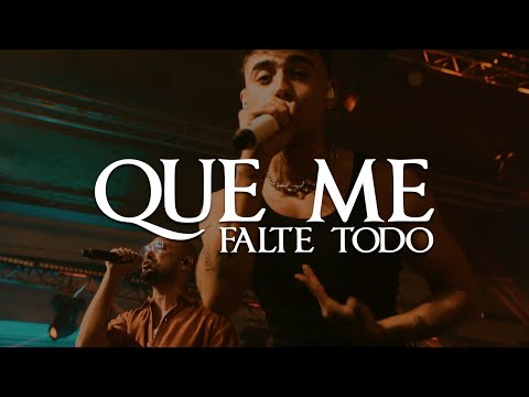 Luck Ra, Abel Pintos - QUE ME FALTE TODO 🔥|| LETRA