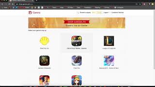 garena shells using globe load