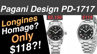 Longines Spirit Homage for $118!! Check out the Pagani Design PD-1717