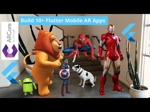 Build Flutter Mobile AR Apps ARCore Flutter 2 8 Android iOS Augmented Reality Developer Course