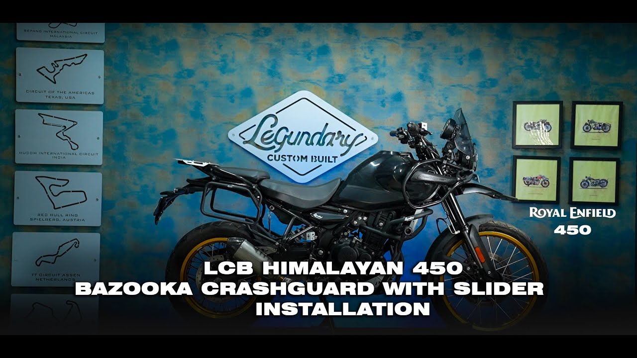 Legundary crash guard installation on Hero Xpulse 210