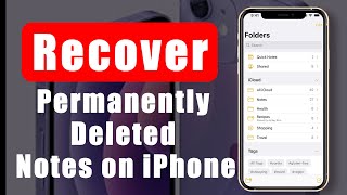 How to Recover Permanently Deleted Notes on iPhone with/without Backup| iOS Notes Recovery in 5 Ways