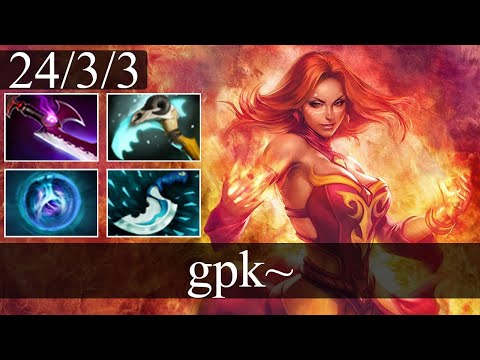 VP.gpk - Lina | Midlane Gameplay Dota 2 Patch 7.30e
