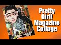 Super Pretty Dancing Girl Magazine Collage Art Allure 2022