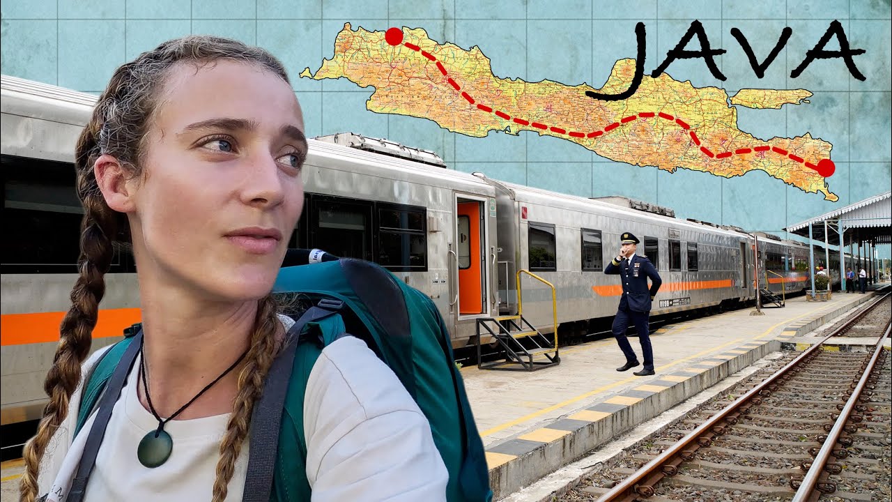 1 Island, 5 Trains, 1,031 Kilometers | The ULTIMATE Train Journey Across Indonesia