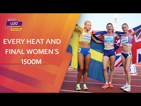EVERY Heat and Final of the Women’s 1500m | U20 Tampere 2025