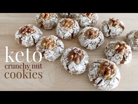 Keto Crunchy Nut Cookies