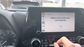 How to adjust the volume of Google maps in Apple CarPlay in a Toyota with the Multi Media 21 system