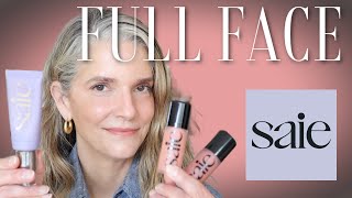 Full Face of Saie Beauty 💜 | GRWM | Trish V