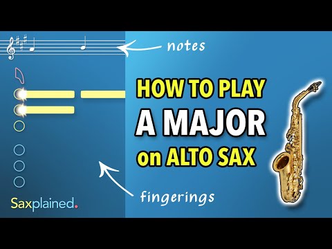 A Major Scale Tutorial (Alto Sax) | Saxplained