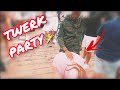 GIRLS TWERK ON US AT LONDON DAY PARTY TWERK PARTY