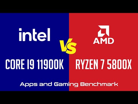 Intel Core i9 11900K vs AMD Ryzen 7 5800X - Apps & Gaming Benchmark (RTX 3090)