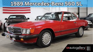 Video Thumbnail for 1989 Mercedes-Benz 560SL