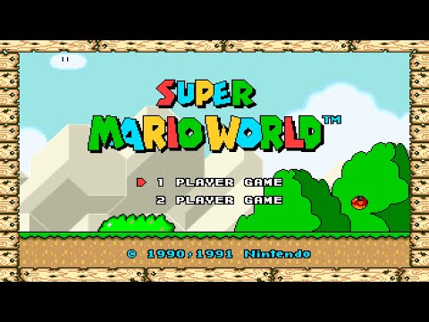 Super Mario World (Widescreen Patch) 【Longplay】