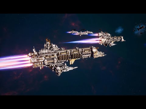 Imperial Navy vs Tau Protector Fleet - Massive Battle - Battlefleet Gothic Armada 2