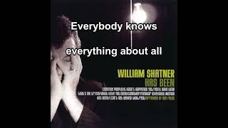 I Can't Get Behind That - William Shatner - Prime Karaoke