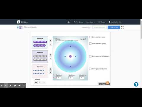 Element Builder Gizmo Energy Levels