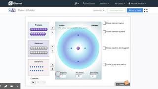 Element Builder Gizmo : Energy levels