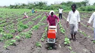 ಡಬಲ್ ವೀಲ್ ವೀಡರ್ | ಸೂರ್ಯನಿರ್ಭರ್ ಅಗ್ರಿಟೆಕ್ | ಈ - ಕುಂಟೆ | ಬ್ಯಾಟರಿ ಚಾಲಿತ ವೀಡರ್