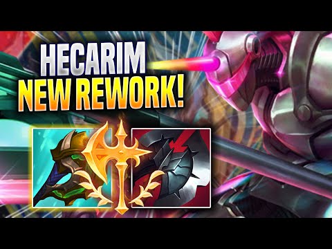KOREAN CHALLENGER TRIES HECARIM WITH NEW REWORK! - Korean Challenger Plays Hecarim JUNGLE vs Poppy!