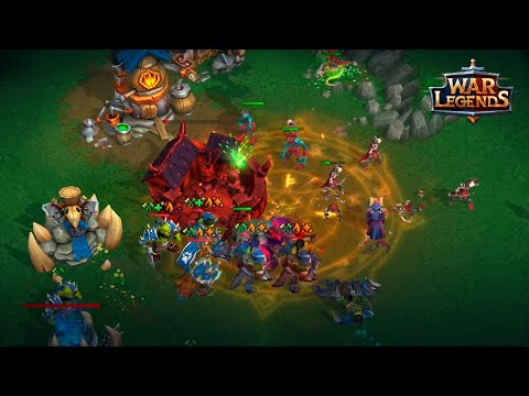 PLAYING UNDEAD vs Orcs 🛡️ War Legends Gameplay - CLASSIC RTS on Mobile