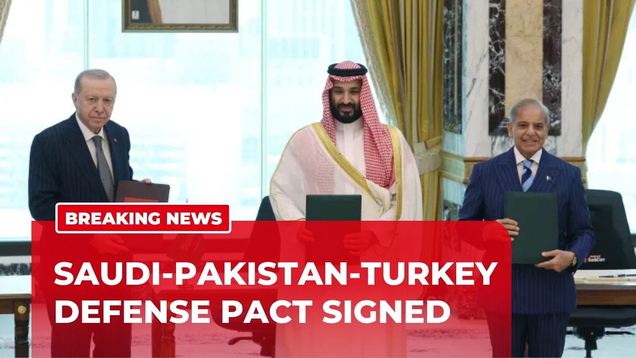 Turkiye, Saudi Arabia and Pakistan sign joint defence agreement