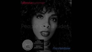 Donna Summer - End of the Week LYRICS SHM &quot;I&#39;m a Rainbow&quot; 1981